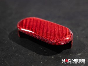 Alfa Romeo 4C Key Fob Cover - Carbon Fiber - Red Candy